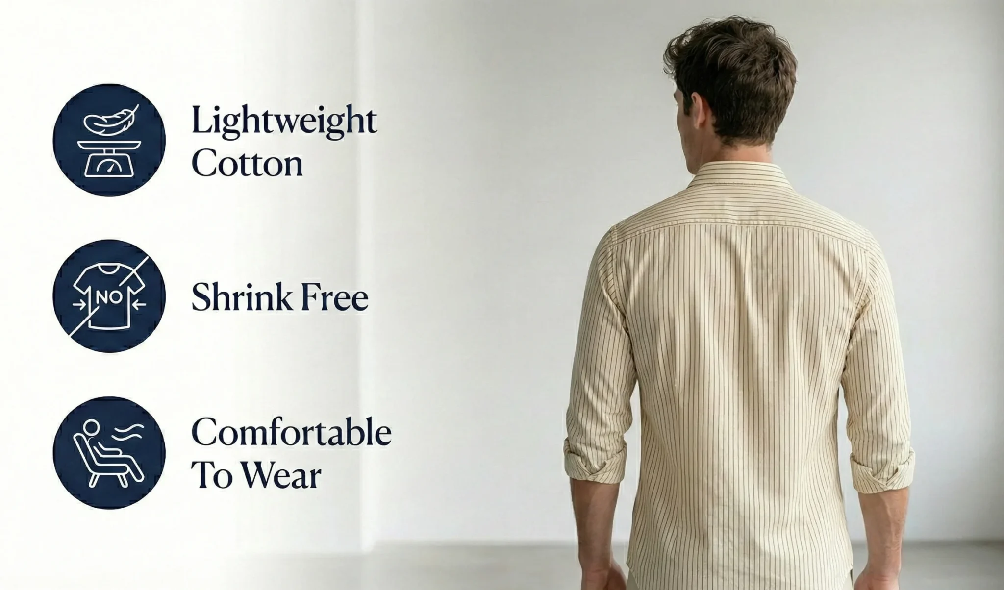 white striped shirt
