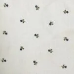 Navy Blue Flower with Olive Green Leaves